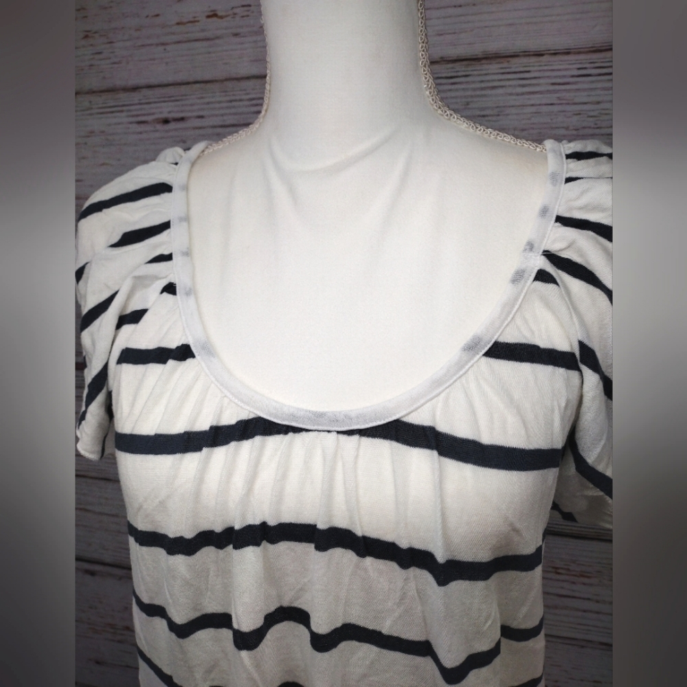 Chaser Striped Ruffle Top - Picture 11 of 11